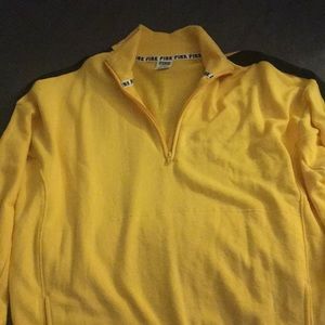 VS PINK half zip sweater